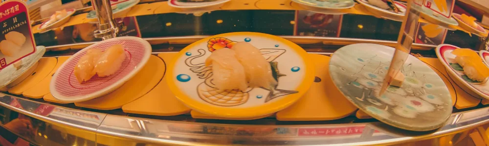 Reasons to travel: A Kaitenzushi conveyor sushi restaurant in Japan
